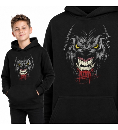 BLUZA DZIECIĘCA Z KAPTUREM PATRIOTYCZNA  NIEZŁOMNI
